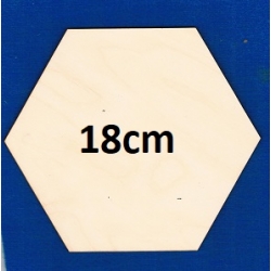 Sześciokąt 15,5cm , figury geometryczne, plaster miodu , panel ścienny,sklejka , HEKSAGON 15,5